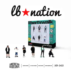 American Diorama 1/64 Figure Set: The LB Nation - AD-2422