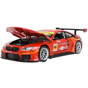 CCA 1:24 BMW M6 GT3 Diecast Model Araba Kırmızı - 68278AR