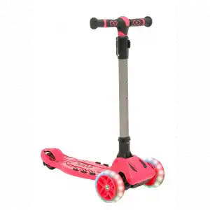 Cool Wheels Maxi Twist Işıklı Katlanabilir Scooter Pembe - FR59144