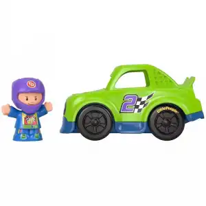 Fisher Price Little People Aracı ve Figürü - Yarış Aracı - GGT33 - GTT71