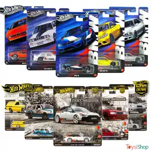 Hot Wheels BMW (GRT01- 979N) ve Fast Wagon (FYP86-976J) İki Set Bir Arada