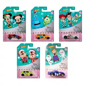 Hot Wheels Disney 100. Yıl Temalı Arabalar 5li Set HMV75