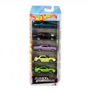 Hot Wheels Fast Furious Beşli Araç Seti JDR19