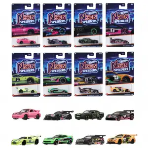 Hot Wheels Neon Speeders 8 Araçlık Set - HLH72