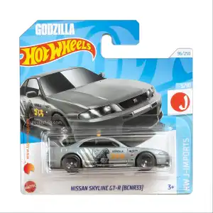 Hot Wheels Nissan Skyline GT-R (BCNR33) Gri - HW JImports, 96