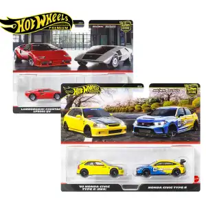 Hot Wheels Premium İkili Paket İki Araçlık Set 2025 - HBL96 - 979R