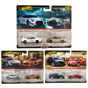 Hot Wheels Premium İkili Paket Üç Araçlık Set Mix3 2025 - HBL96 - 979T