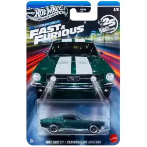 Hot Wheels Silver Series 1967 Custom Personnalize Mustang - HNR88 - JNK49