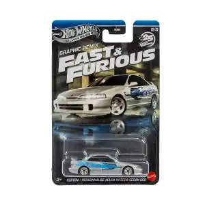 Hot Wheels Silver Series Fast Furious 25. Yıl Personnalise Acura Integra Sedan GSR -JBY45