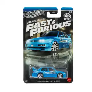 Hot Wheels Silver Series Fast Furious 25. Yıl Volkswagen Jetta MK3 - JBY46
