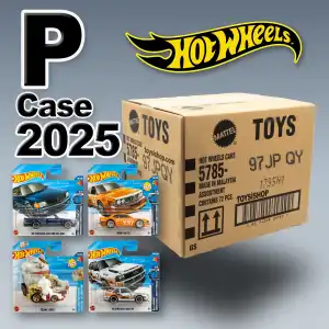 Hot Wheels Tekli Arabalar 2025 P Case - 72 Adetlik Kutu
