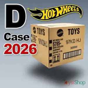 Hot Wheels Tekli Arabalar 2026 D Case 2025 - 72 Adetlik Kutu