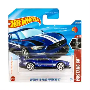 Hot Wheels Tekli Arabalar Custom 18 Ford Mustang GT - Mustang 60 - 211