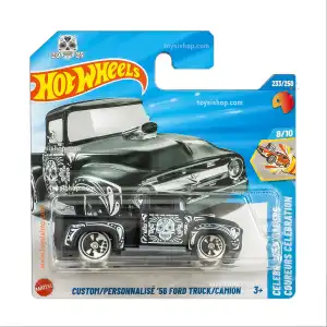 Hot Wheels Tekli Arabalar Custom/Personnalise 58 Ford Truck/Camion - Celecration Racers - 233