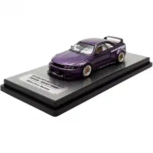 Inno 1/64 Nissan Skyline GT-R (R33) PANDEM ROCKET BUNNY Purple IN64-R33P-PPL
