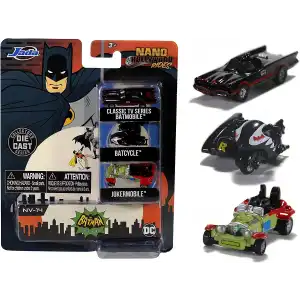 Jada, 3lü Paket Nano Arabalar Batman, 4 cm - NV14