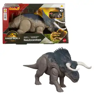 Jurassic World Kükreyen Dinozor Nasutoceratops Figür, JGC81