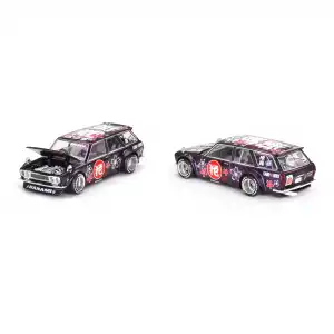 KaidoHouse x MiniGT Datsun KAIDO 510 Wagon Hanami V3 - KHMG114
