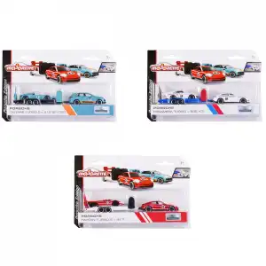 Majorette Porsche Motorsport Race Trailer Set Diecast Model Araba - 212053112