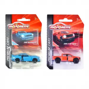 Majorette Premium Cars İkili Set - Ford Mustang GT ve Ford F-150 Raptor