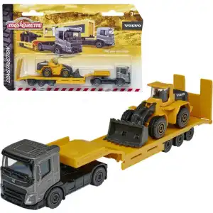 Majorette Volvo FMX Low Bed Trailer