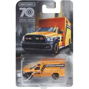 Matchbox 70. Yıl Special Edition Moving Parts 2019 RAM Ambulance - HMV17