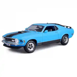Maisto 1:18 1970 Ford Mustang Mack 1 Diecast Model Araba Mavi - 31453