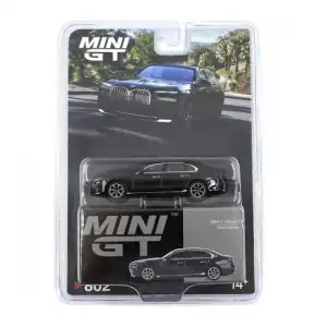 Mini GT 1:64 BMW i7 xDrive60 Black Sapphire Blister Ambalaj - MGT00802