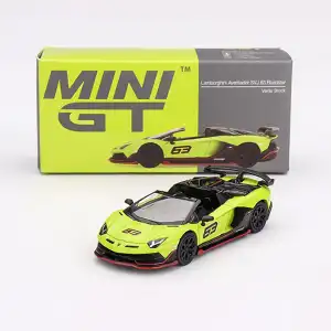 Mini GT 1/64 Lamborghini Aventador SVJ 63 Roadster Verde Shock - MGT00887