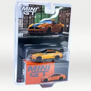 MINI GT: 1/64 LB-WORKS FORD MUSTANG LB Gold - Blister Paket
