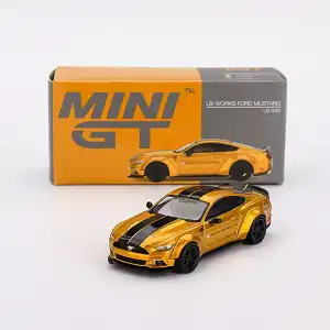 Mini GT 1/64 LB-WORKS FORD MUSTANG LB Gold - MGT00847