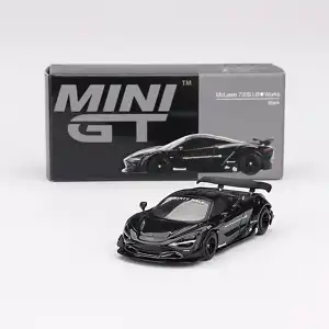 Mini GT 1/64 McLaren 720S LB Works Black - MGT00777