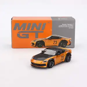Mini GT 1/64 Nissan Z LB NATION WORKS LB Gold MGT00782