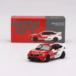 Mini GT Honda Civic TYPE R 2023 Pace Car Red - MGT00686