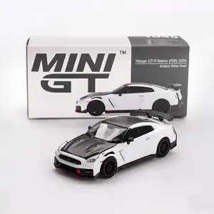 MINI GT：1/64 Nissan GT-R Nismo 2024 Brilliant White Pearl - MGT01045