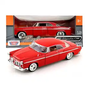 Motor Max 1:24 1955 Chrysler C300 Diecast Model Araba Kırmızı - 73302
