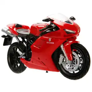 New-Ray 1:12 Ducati 1198 Model Motosiklet Kırmızı - 57143A