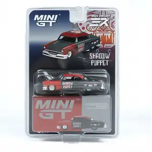 MINI GT: 1/64 Lincoln Capri Hot Rod 1954 Shadow Puppet MINI GT x MIZU Diecast - Blister Paket