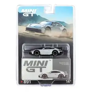 Mini GT 1/64 Porsche 911 Dakar Ice Gray Metallic - MGT00891-BL