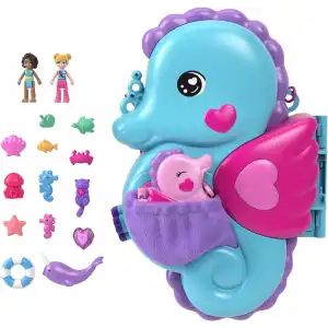 Polly Pocket 2si 1 Arada Babam ve Ben Denizatı Giyilebilir Çanta , HWP03