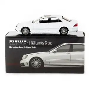 Tarmac Works 1/64 Mercedes-Benz S-Class Wald Alabaster White - Lamley Special Edition - GLOBAL64T64G-072-WH