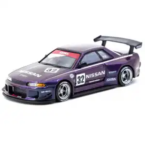 Tarmac Works 1/64 Nissan Skyline (R32) Widebody Midnight Purple - GLOBAL64 T64G-061-MP