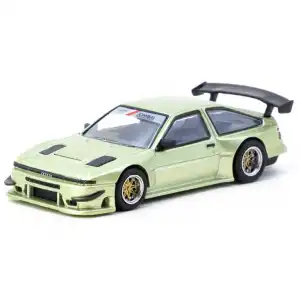 Tarmac Works 1/64 Toyota Sprinter Trueno AE86 Widebody Green - Designed by Jon Sibal - GLOBAL64