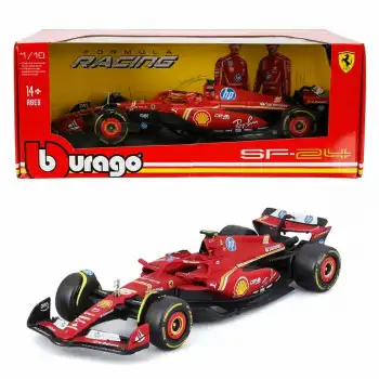 Bburago 1:18 Ferrari SF-24 Formula 1 Yarış Arabası - 16-Charles Leclerc