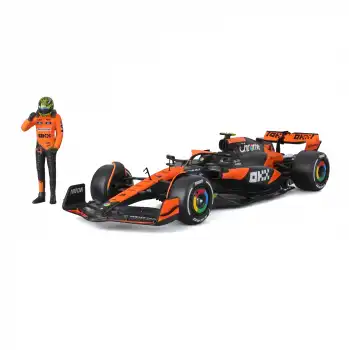 Bburago 1:24 Mc Laren MCL38 Miami Grand Prix 2024 Sürücülü - 28040
