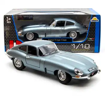 Bburago 1:18 Jaguar E-Type Coupe Diecast Model Araba - 12044