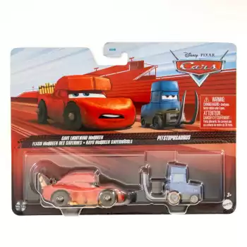 Disney Pixar Cars- Cave Lightning McQueen ve Pitsposaurus , DXV99- HLH63