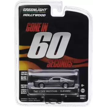 Greenlight 1:64 Gone in Sixty Seconds (2000) - 1967 Custom Ford Mustang “Eleanor” Solid Pack 44742