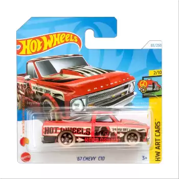 Hot Wheels 67 Chevy C10 - HW Art Cars , 83