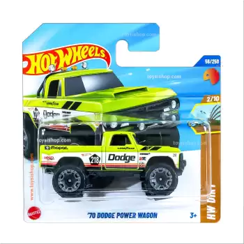 Hot Wheels Tekli Arabalar 70 Dodge Power Wagon - HW Dirt - 56